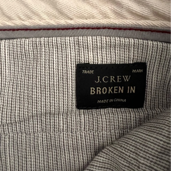 J.Crew Men’s Urban Slim Chino Pant Size 28/32 Vintage Grey NWT - Picture 2 of 8